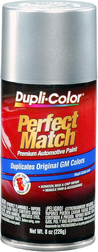 Dupli-Color (BGM0340-6 PK) Silver Metallic General Motors Exact-Match Automotive Paint - 8 oz. Aerosol, (Case of 6)