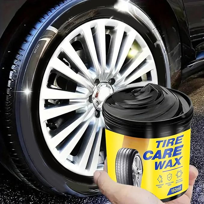 Car Tire Shine - Auto Tyre Polishing, Nourishing Gel, Wet Look Finish, UV Block Formula, Anti Static Layer | for Mechanics Detailers Trucks