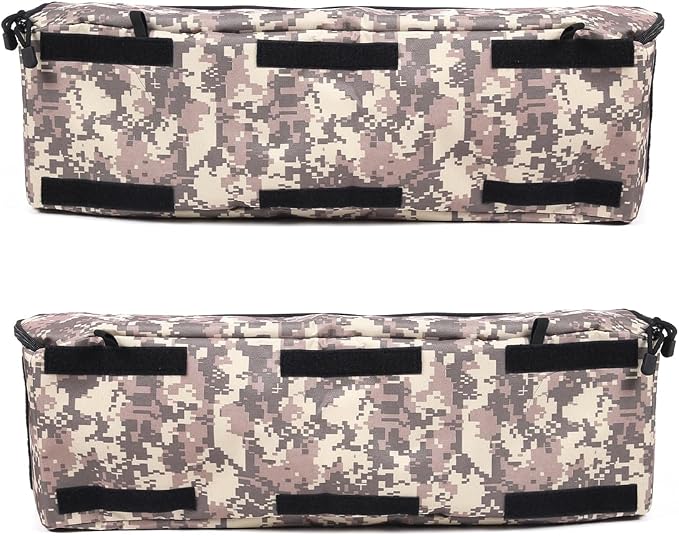Aunginsy 2PCS Trunk Organizer Compatible with Toyota FJ Cruiser 2007-2021+, Car Left & Right Side Trunk Storage Bags Backseat Hanging Storage Multi-Compartment Accessories, With Camouflage Pattern