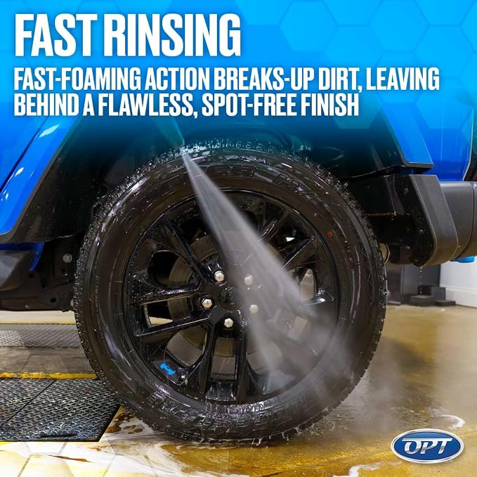 Optimum Power Wheel and Tire Cleaner - Acid-Free, Wheel Cleaning Spray Formula - Safe on All Wheel and Tire Types (17 oz)