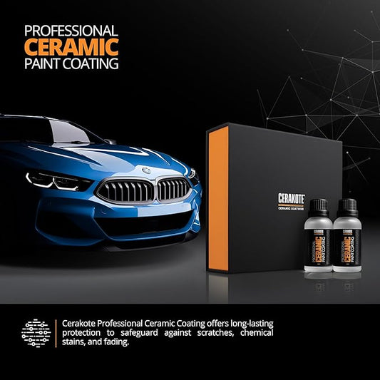 Cerakote Pro Ceramic Bundle β Car Wash & Professional Ceramic Kit with Microfiber Towels β Exterior Auto Cleaning & Protection Kit - Prep and Apply Cerakote Professional Ceramic Paint Coating