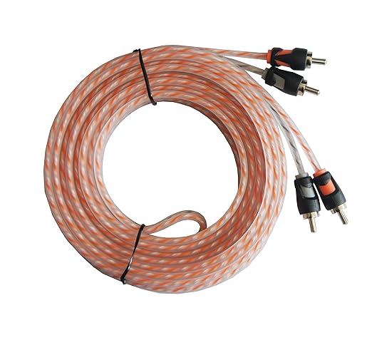 RD True 4 Gauge Car Audio Cable Amp Wiring Kit - 2 Channel Rock Direct CCA Power Cable Amplifier Install Wiring Kit