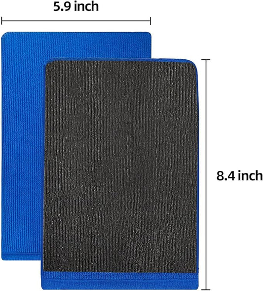 Tidy Monster 2 Pack Clay Mitt and Bar, Medium Grade Bundle With Blue Clay Towel for Car Cleaning and Polishing