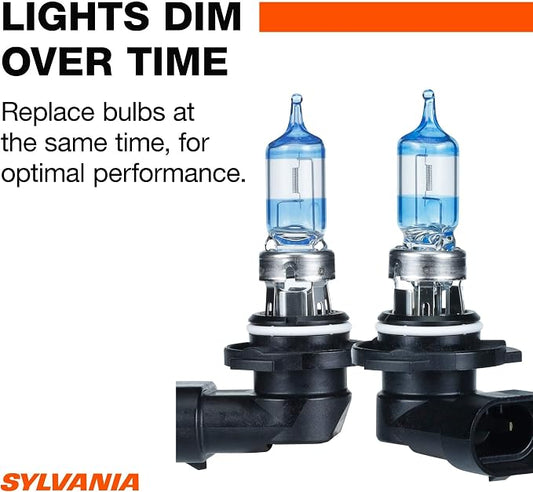 SYLVANIA - 9005 SilverStar Ultra - High Performance Halogen Headlight Bulb, High Beam, Low Beam and Fog Replacement Bulb, Brightest Down Road with Whiter Light, Tri-Band Technology (Contains 1 Bulb)
