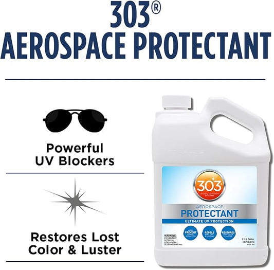 Provides UV protection while helping prevent fading, cracking, and discoloration.