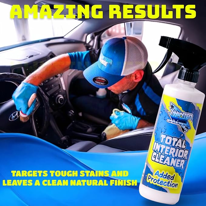 Winter White Premium Total Interior Cleaner with added Ceramic Protection, Safe for Use in Cars, Trucks, SUVs, Jeeps, Motorcycles, RVs & More, 16 fl oz (2)