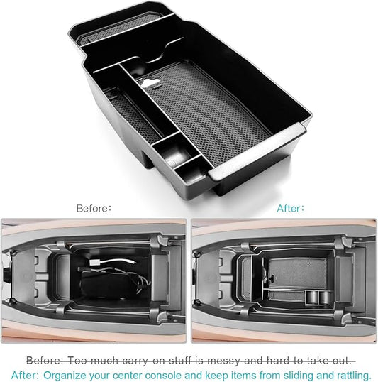 CDEFG 6Pcs for 2023 2024 2025 2026 Mazda CX-50 Center Console Organizer Tray for 2023 2024 2025 2026 Mazda CX-50 Hybrid Accessories Middle Console Storage Box Door Handle Pockets