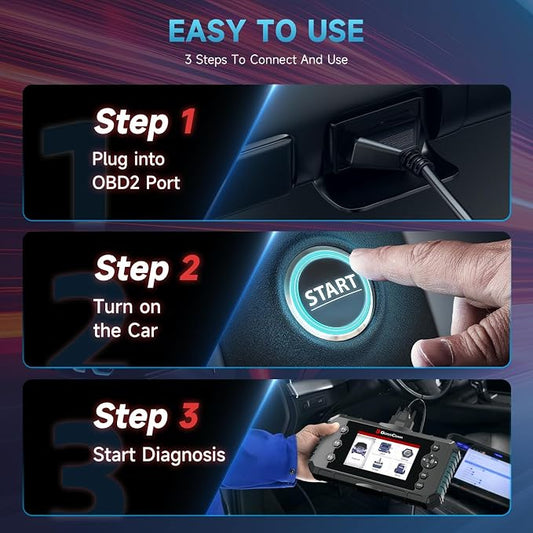2026 BOSSCOMM IFIX430 OBD2 Scanner Diagnostic Tool, ABS/SRS Airbag/Transmission/Engine, Scan Tool & Car Code Reader for Cars and Trucks, Code Scanner with Live Data, Lifetime WiFi Update, EN/ES Ver