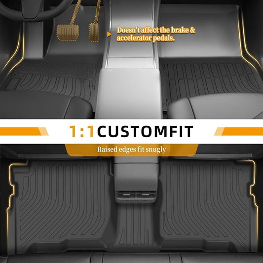 Floor Mats for Toyota 4Runner 1996 1997 1998 1999 2000 2001 2002, 3rd gen 4runner Floor Mats Custom Fit TPE All Weather Protection Floor Liners, Non-Slip Waterproof Floor Mat Car Accessories