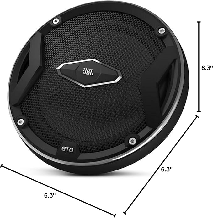 JBL GTO609C 270 Watts 6-1/2" Premium Car Audio Component Stereo Speaker System with Patented Plus One Woofer-Cone Technology