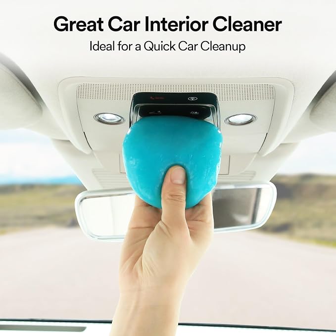 PULIDIKI Car Cleaning Gel Car Clean Putty, Universal Car Interior Cleaner Slime, Perfect Cleaning Kit Supplies, Auto Detailing Tools Car Accessories, Dust Remover Gifts for Men Women