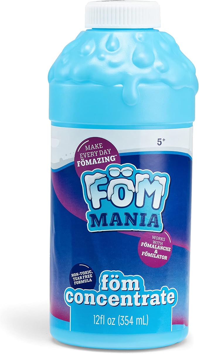 Fom Mania FOAM REFILLS|Non Toxic Tear Free Formula| AMAZON EXCLUSIVE 4 pack includes 48oz of Foam Concentrate|Refills Fomilator 24X and Fomalanche 16X|for parties, birthdays, outdoor fun