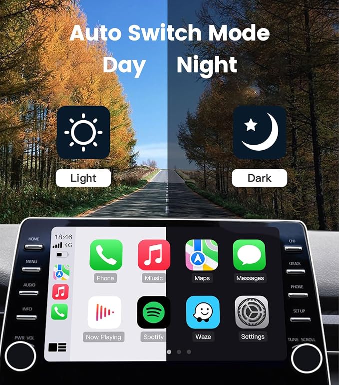 Wireless CarPlay Adapter for iPhone,Convert Wired to Wireless CarPlay Dongle for OEM Wired CarPlay Cars,Apple CarPlay Wireless Adapter Fit for Cars from 2015,Plug & Play Black