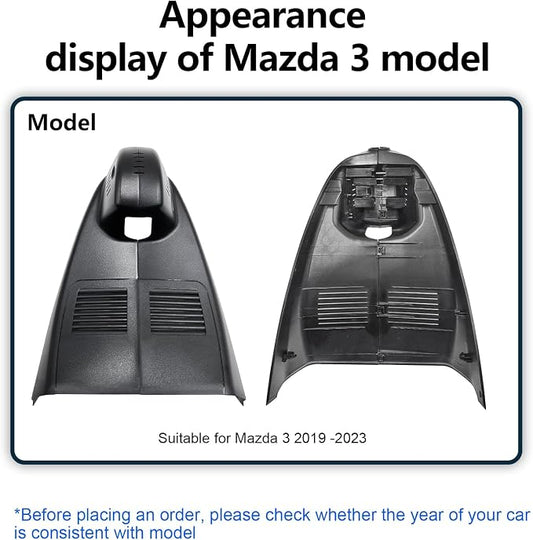 Mangoal 4K Dash Cam Custom fit for Mazda 3 2019 2020 2021 2022 2023(Model A), UHD 2160P Video, Free App & WiFi, GPS, 64GB Card
