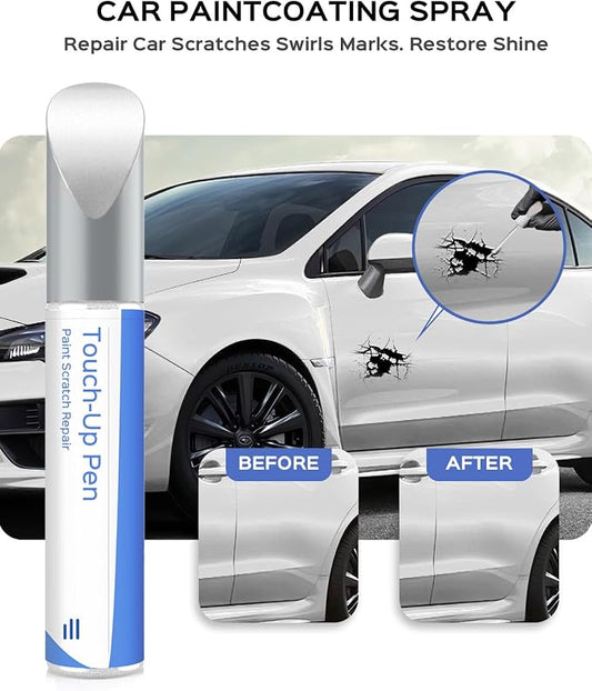 K1X Crystal White Pearl Tricoat Touch Up Paint Compatible with Subaru Exact Match Chips and Nicks Touch Up