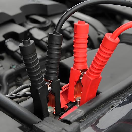 Jumper Cables, with Storage Case, 300cm/118.11 Inches, Portable Copper Clamps, Vehicles Battery Jumper Cable Kit, Quick & Efficient, for Car and Trucks