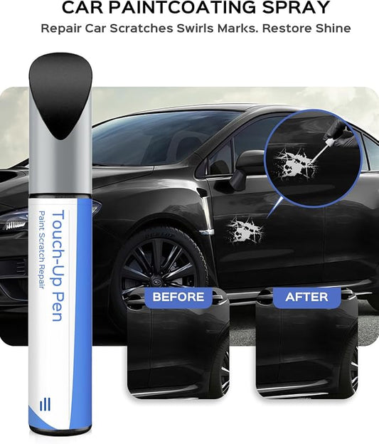 D4S Crystal Black Pearl Touch Up Paint Compatible with Subaru Exact Match Chips and Nicks Touch Up