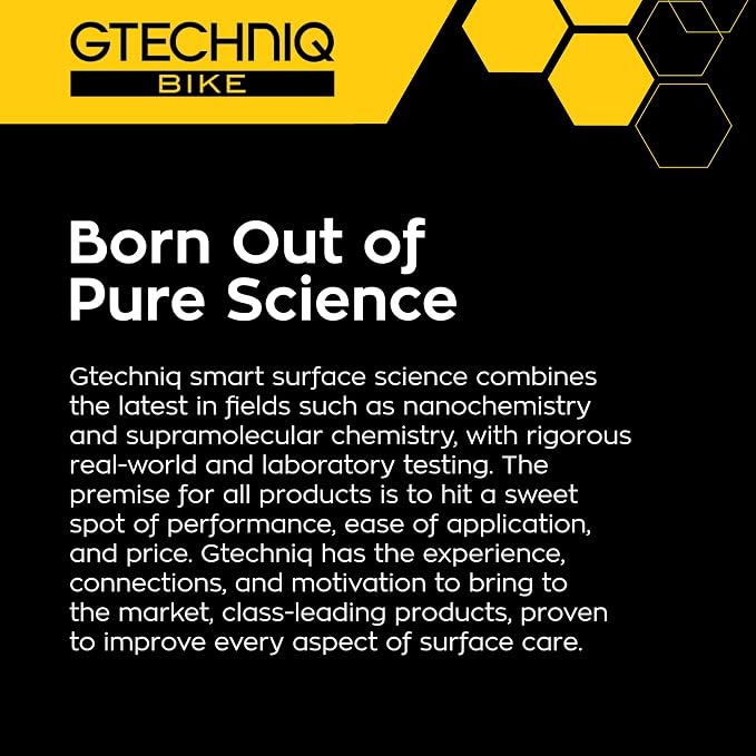 Gtechniq Bike Microfiber Wash Mitt | Ultra Low-Friction Glide, Inner Foam Core Holds High Volume of Wash Suds, Polyester Fibers Capture and Release Contaminants, Minimizes Swirls, Durable | bike-oils
