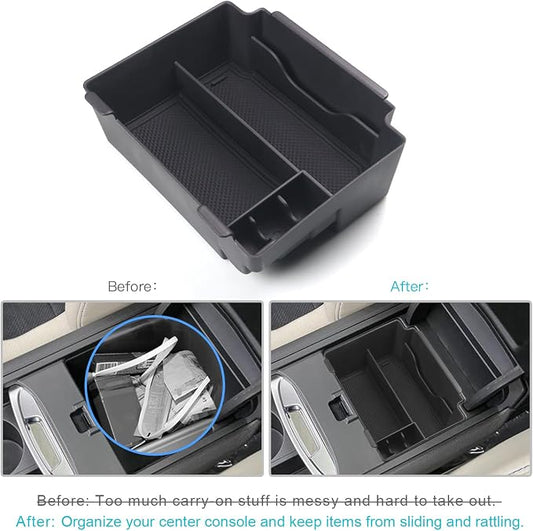CDEFG Center Console Organizer Tray for 2019-2023 2024 Acura RDX Armrest Tray Storage Box Secondary Insert Coin Container 2024 Acura RDX Interior Accessories