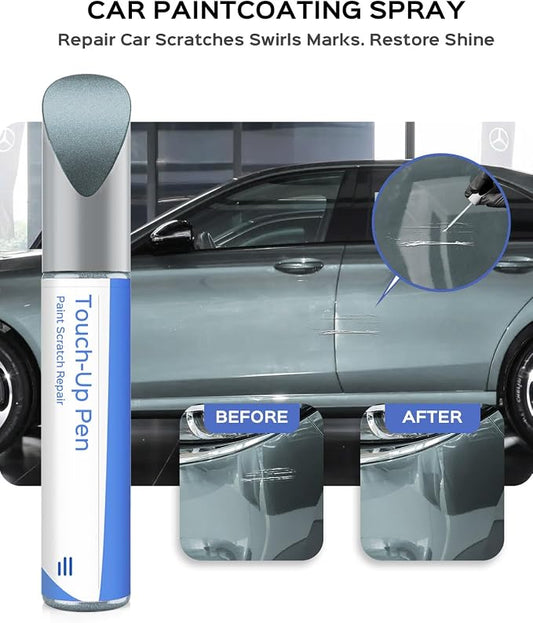 Touch Up Paint for Mercedes-Benz Exact Match–Chips and Nicks Touch Up (Verde Silver Metallic(188))