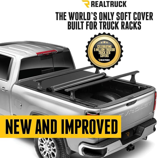RealTruck TruXedo Pro X15 TS Soft Roll Up Truck Bed Tonneau Cover | 1273716 | Fits 2020-2025 Chevy/GMC Silverado/Sierra 2500/3500HD (w/MultiPro Tailgate) 6' 10" Bed (82")