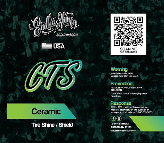 Endless Shine Detailing Ceramic Tire Shield Kit - CTS - Enhance and Protect Your Tires