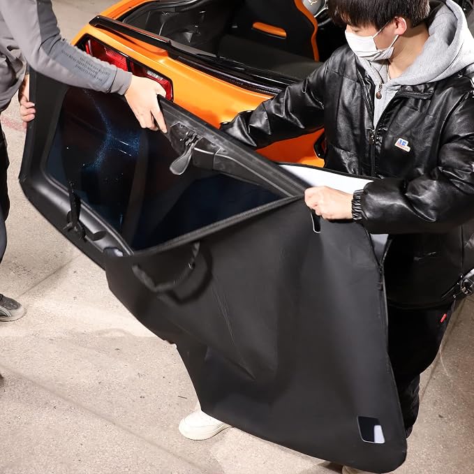 Targa Top Roof Panel Protection Storage Cover Bag for Chevrolet Corvette C7 2014 2015 2016 2017 2018 2019 Coupe, Removable Trunk Roof Panel Storage Bag, Hard Top Rooftop Organizer Accessories 23148691