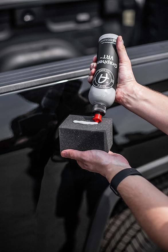 Adam's Polishes Graphene VRT 16oz Vinyl, Rubber, Tire & Trim Dressing - UV Protection and Water Repellent - Graphene Ceramic Infused Formula - Dress Tires or Trim Without Worry of Slinging (16oz)