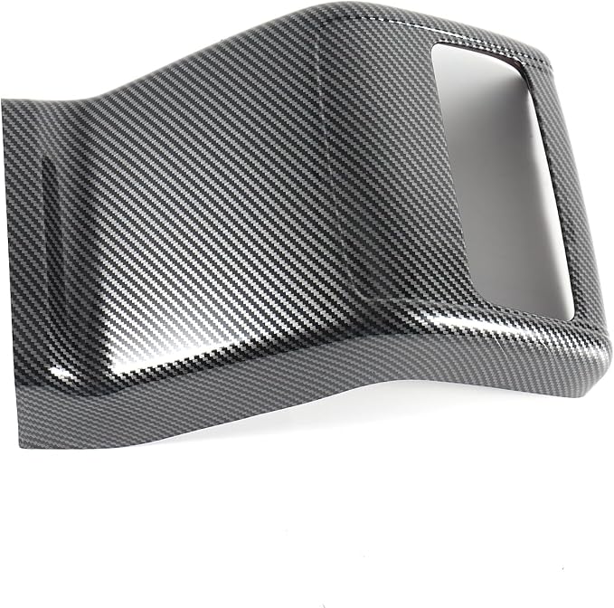 Carbon Fiber Rear AC Vent Trim Cover Compatible with Honda Accord 2018–2022, Interior Dashboard Air Outlet Frame Decal Accessories for 10th Gen Accord
