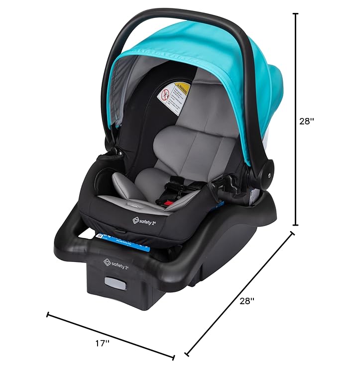 Safety 1st OnBoard FLX Infant Car Seat with Base, Lightweight Baby Car Seat for Travel, Lake Blue 2