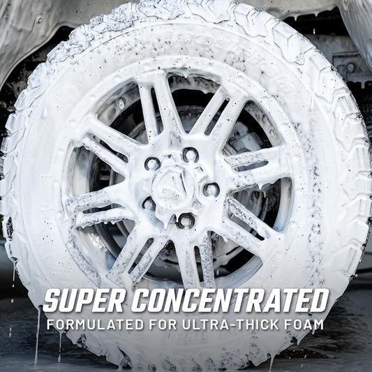 Slick Products Off-Road Wash (64 oz.) + Garden Hose Foam Gun Bundle – Super Concentrated ATV, UTV, Dirt Bike, Truck & Jeep Wash Foam Shampoo for Heavy Dirt and Mud
