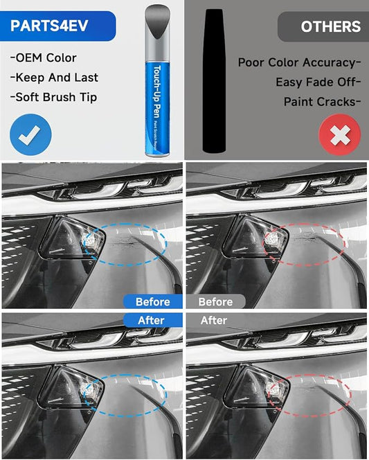 Touch Up Paint Compatible with Mazda Exact Match Touch Up Paint Car Scratch Repair (Liquid Silver Metallic(38P))