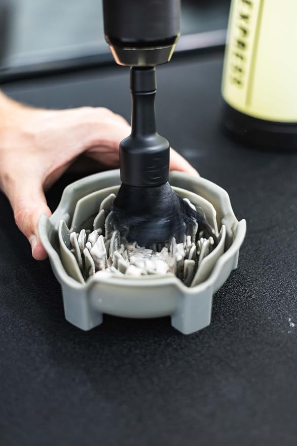 Detail Factory - Brush Cleaning Tray - Safely and Effectively Wash Drill Brushesby Removing Contaminants & Cleaners