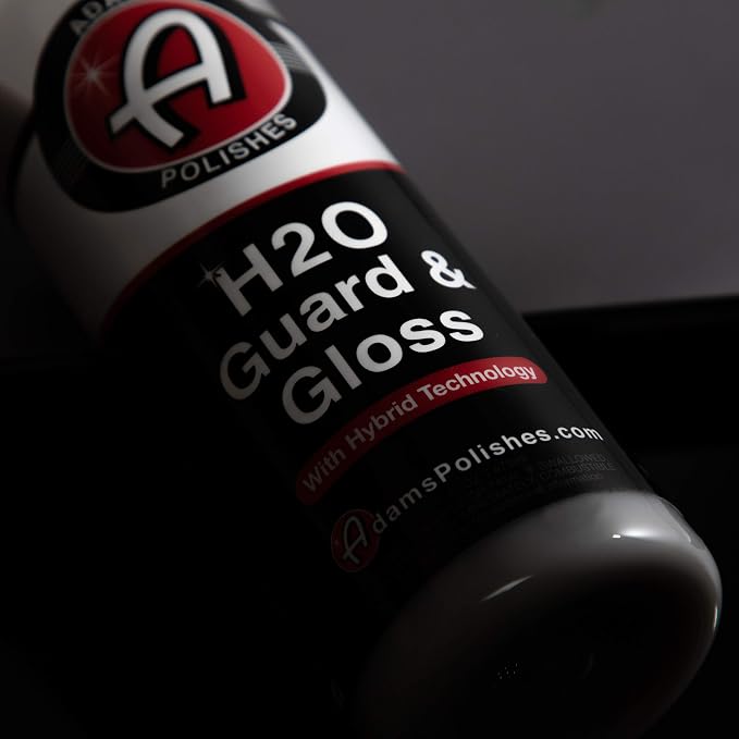 Adam's Polishes H2O Guard & Gloss (5 Gallon) - Car Detailing Hybrid Top Coat Silica Sealant, Car Wax & Polish Quick Detailer | After Car Wash Seals, Shines, and Protects All Exterior Surfaces
