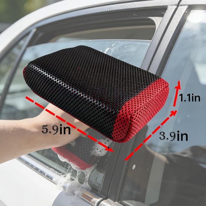 Ultra Clay Scrubber for Auto Car Detailing Easily Cleans Painted Surfaces | (Double-sided use) Debris, and Grime,Improve The Adhesion Between Aax and Sealant;Enhance Gloss and Color Depth