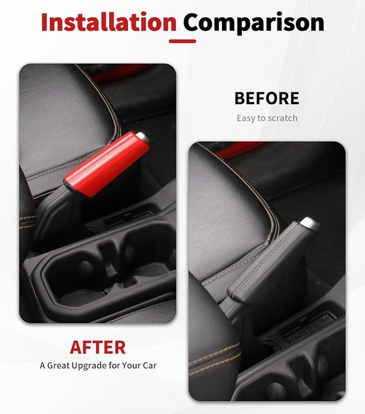 JWWY Interior Trim Kit Dress-Up Kit Decor Set Center Console Gear Shift Dashboard Panel,Door Window Switch Knob Speaker Cover Trim for 2024β2026 Jeep Wrangler JL JLU & Gladiator JT Red 28pcs
