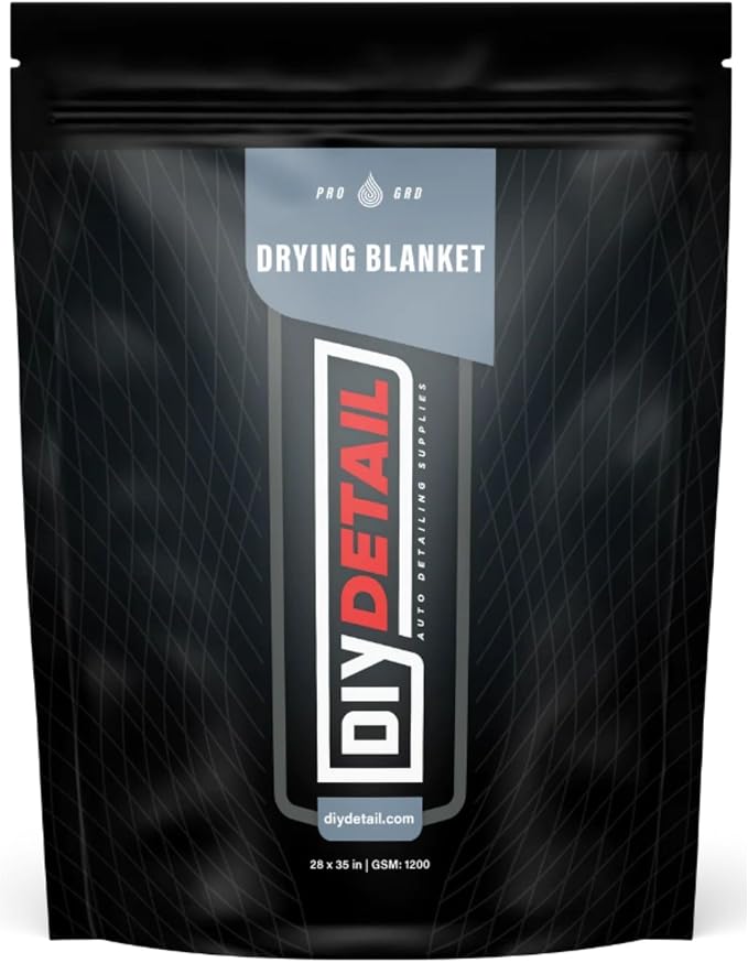 diy detail Drying Blanket – Extra‑Large 1200 GSM Micro‑Twist‑Loop Microfiber Towel 28″ × 35″ for Car, Truck & Glass Drying – Edgeless, Lint‑Free, Scratch‑Safe – Made in Korea