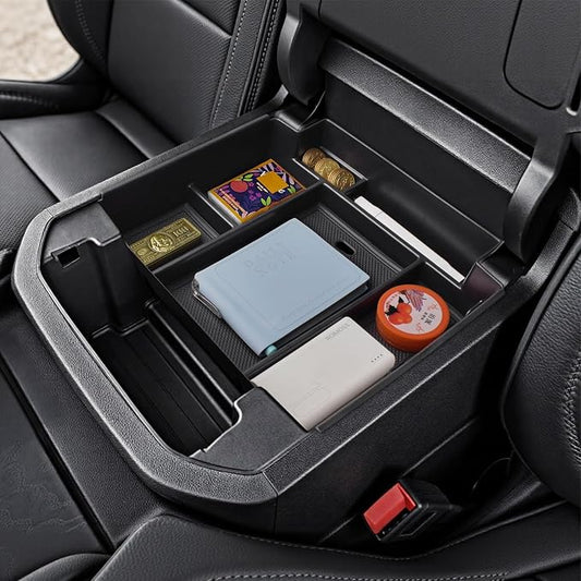 Center Console Organizer for GMC Yukon & Chevy Tahoe/Suburban | 2021-2026, Compatible with Power Sliding Console Storage Box ONLY, Denali/High Country, Easy Installation
