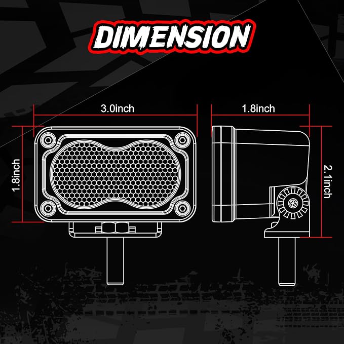 3 Inch LED Pod Lights Cube Work Auxiliary Light Bar 2PCS LED Pods Super Bright Camping Lights Bumper Backup Reverse Light for Truck Pickup ATV UTV SUV 4x4 Boat RV