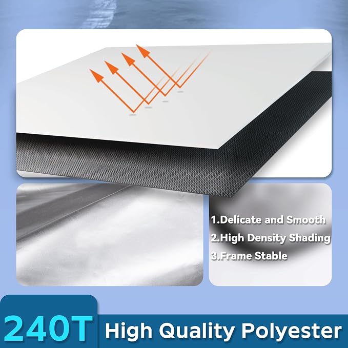 Windshield Sun Shade for Nissan Altima 2007-2018, Car Front Window Sunshade with 240T Sun Visor Protector Blocks UV Rays Heat Sun Shield Accessories