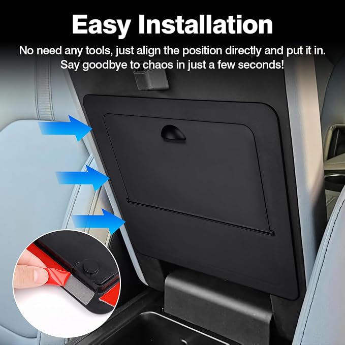 Autorder Armrest Hidden Storage Box for 2023-2026 Honda Pilot/2024-2026 Ridgeline/2024-2026 Passport Accessories Center Console Organizer Secret Compartment Hidden Organizer Insert Tray