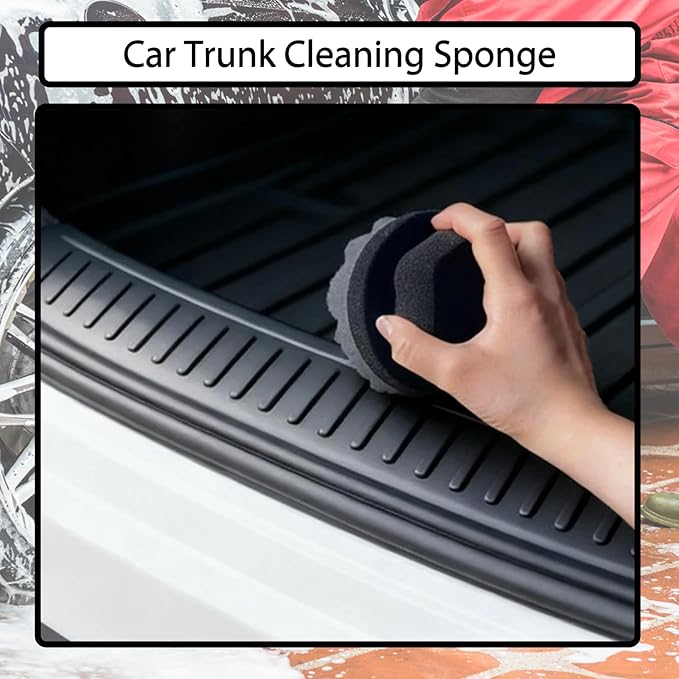 Wheel Tire Shine Sponge, Soft Foam Applicator Pad for Tire Dressing, Reusable Tire Shine Tool, Car Cleaning Accessories for Daily Auto Detailing, Suitable for Car Tires, Wheels & Auto Exterior Care