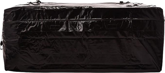 Rightline Gear Ace 2 Weatherproof Rooftop Cargo Carrier for Top of Vehicle, Attaches With or Without Roof Rack, 15 Cubic Feet, Black