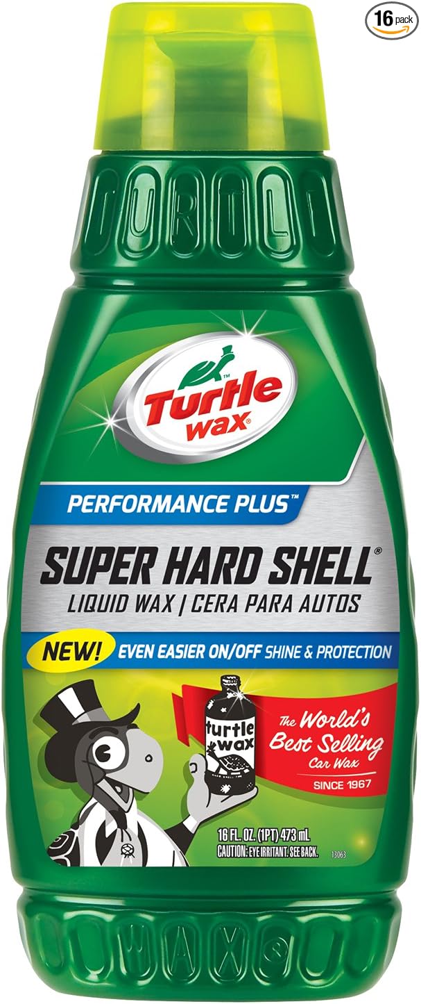 Turtle Wax T123R 16 Oz Super Hard Shell Car Wax