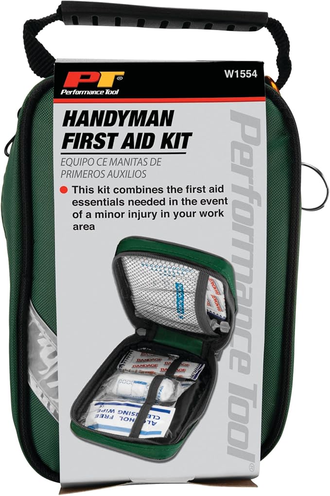 Performance Tool W1554 Handyman First Aid Kit