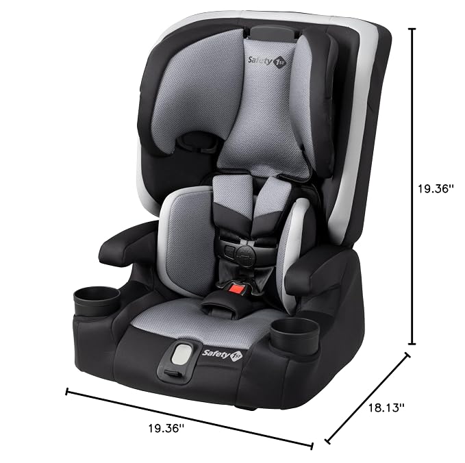 Safety 1st Boost-and-Go 3-in-1 Harness Booster Car Seat, High Street