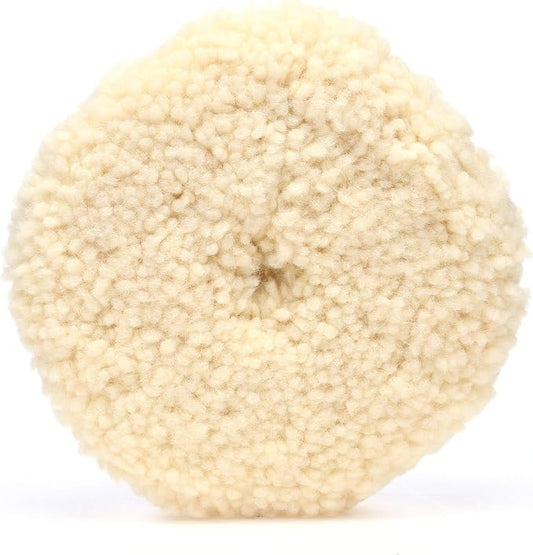 3M Wool Compounding Pad, 9 in, 05703, White, Doublesided, For Auto Body Compounding and Buffing Appplicatios, 1 Pad