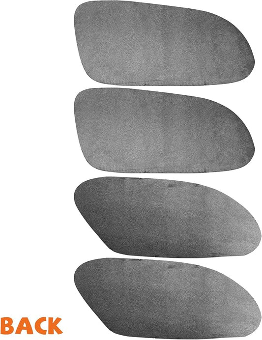 RUIANTE 4pcs Door Panel Cover Trim Replacement Compatible for Sonata 2004-2008 Car Interior Accessories (Black)