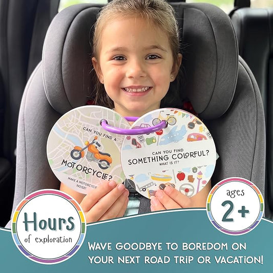 Blu Jay Children's Scavenger Hunt | Toddler Activities | Games for 2, 3 Year Old's & Up | Kids Educational Scavenger Hunt Cards (Travel Edition)