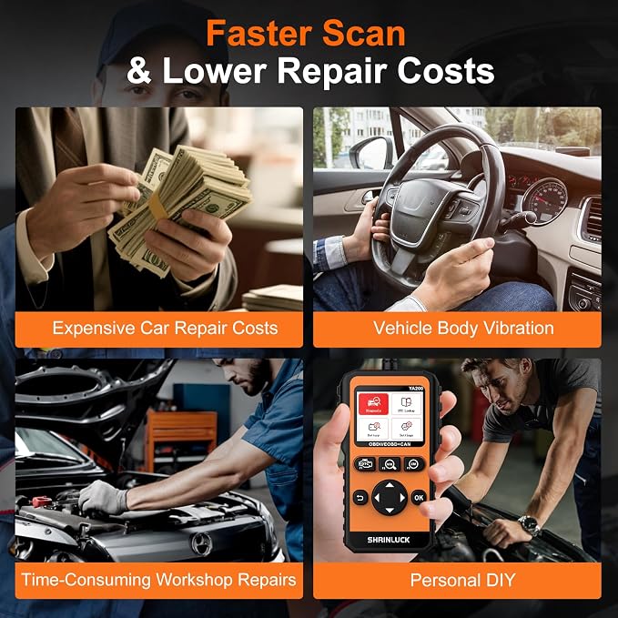 Y2 2.8'' Color Graphing Screen OBD2 Scanner Diagnostic Tool,Enhanced PRO Check and Reset Engine Fault Code,DTC Lookup,O2 Sensor Test,Live Data,Freeze Frame,OBDII Code Reader Tool for All Cars
